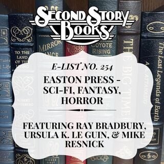 E-List #254: Sci/Fi, Fantasy, & Horror Easton Press