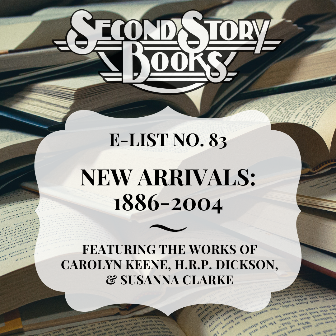 E-List #83: New Arrivals: 1872-2004