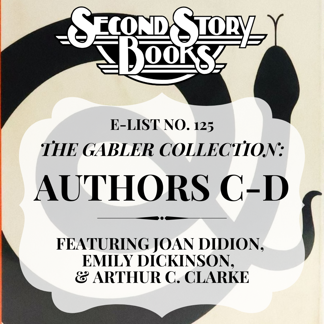 E-List #125: Authors Cain-Dunsany, from the Gabler Collection