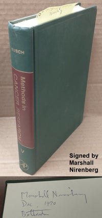 1164414 Methods in Cancer Research Vol. 5 [Signed by Marshal Nirenberg