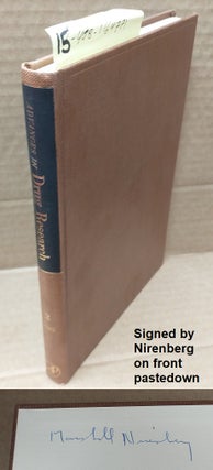1164771 Advances in Drug Research / Volume 2 [SIGNED BY MARSHALL NIRENBERG]. N. J. Harper, eds,...