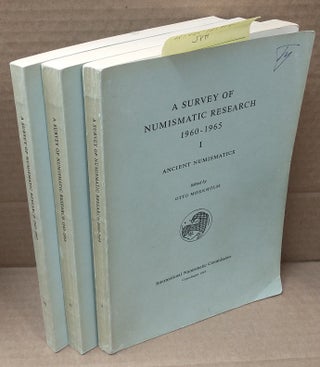 1217060 A SURVEY OF NUMISMATIC RESEARCH 1960-1965. VOLUMES 1-3. Otto Morkholm
