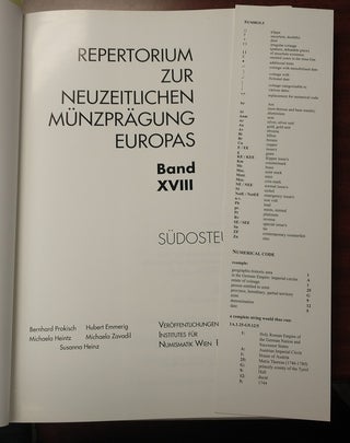 REPERTORIUM ZUR NEUEITLICHEN MUNZPRAGUNG EUROPAS. BAND XVIII. SUDOSTEUROPA.