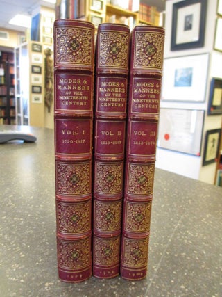 1238618 MODES & MANNERS OF THE NINETEENTH CENTURY As Represented in the Pictures and Engravings...