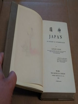JAPAN. AN INTERPRETATION.