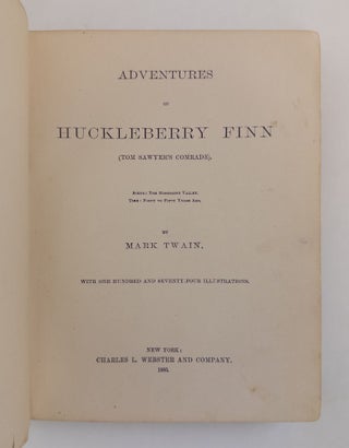 ADVENTURES OF HUCKLEBERRY FINN (TOM SAWYER'S COMRADE).