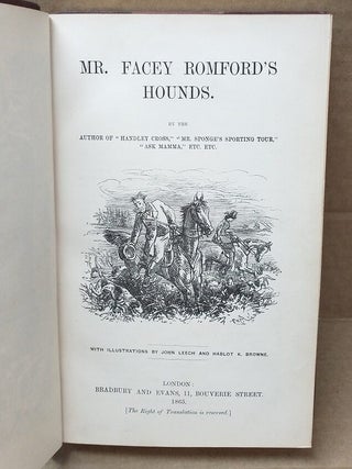 MR. FACEY ROMFORD'S HOUNDS.