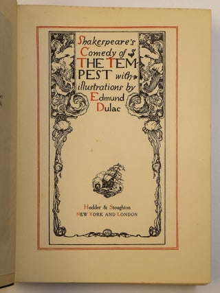 SHAKESPEARE'S COMEDY OF THE TEMPEST.