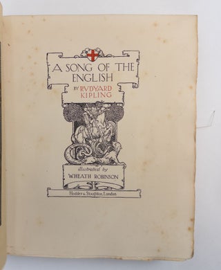 A SONG OF THE ENGLISH [Signed]