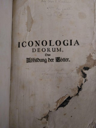 ICONOLOGIA DEORUM, ODER ABBILDUNG DER GOTTER.