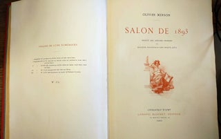 SALON DE 1893. SOCIETE DES ARTISTES FRANCAIS ET SOCIETE NATIONALE DES BEAUX-ARTS.