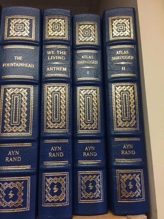 1267349 ATLAS SHRUGGED, THE FOUNTAINHEAD, WE THE LIVING AND ANTHEM [FOUR VOLUMES]. Ayn Rand