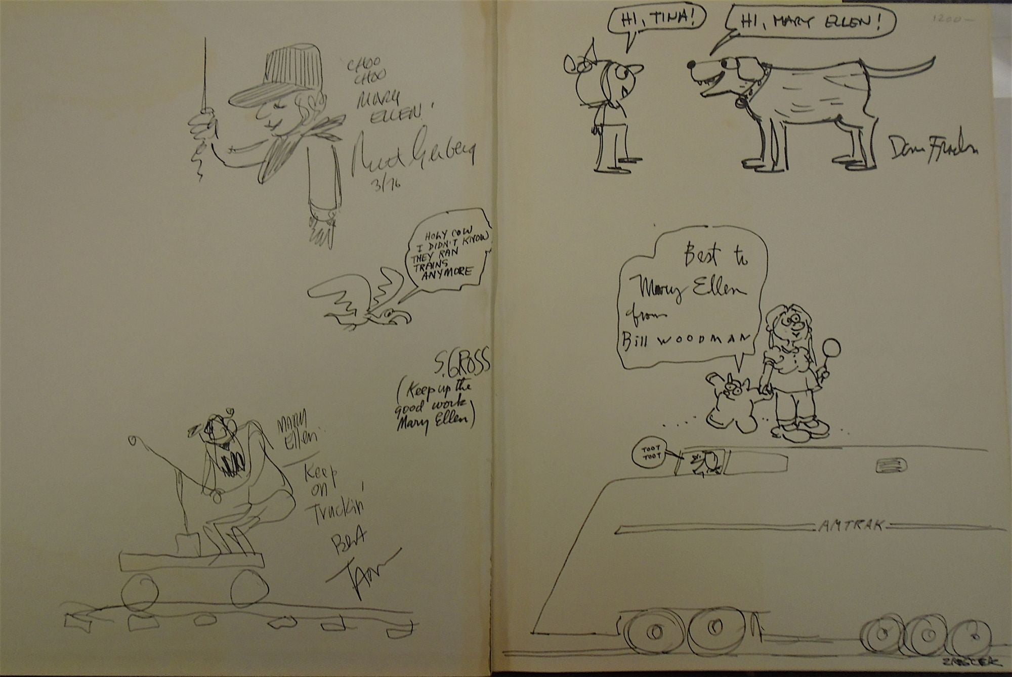 The Art In Cartooning Seventy Five Years Of American Magazine Cartoons Signed And Doodled By