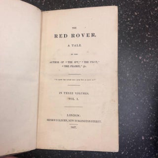 THE RED ROVER, A TALE. [THREE VOLUMES]