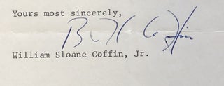 TLS OF WILLIAM SLOANE COFFIN JR.