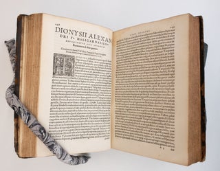 DIONYSII ALEXANDRI F. HALICARNASSEN. ANTIQUITATUM SIVE ORIGINUM ROMANARUM LIBRI X. SIGUSMUNDO GELENIO INTERPRETE