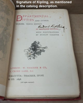 DEPARTMENTAL DITTIES AND OTHER VERSES [SIGNED]