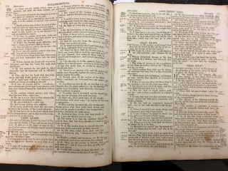 THE HOLY BIBLE: CONTAINING THE OLD AND NEW TESTAMENTS: TOGETHER WITH THE APOCRYPHA: TRANSLATED OUT OF THE ORIGINAL TONGUES, AND WITH THE FORMER TRANSLATIONS DILIGENTLY COMPARED AND REVISED, BY THE SPECIAL COMMAND OF KING JAMES I. OF ENGLAND. WITH MARGINAL NOTES AND REFERENCES. TO WHICH ARE ADDED, AN INDEX; AN ALPHABETICAL TABLE OF ALL THE NAMES IN THE OLD AND NEW TESTAMENTS, WITH THEIR SIGNIFICATIONS