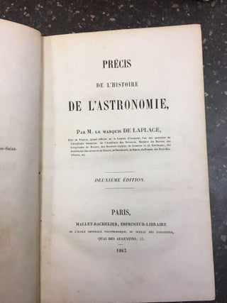 PRÉCIS DE L'HISTOIRE DE L'ASTRONOMIE