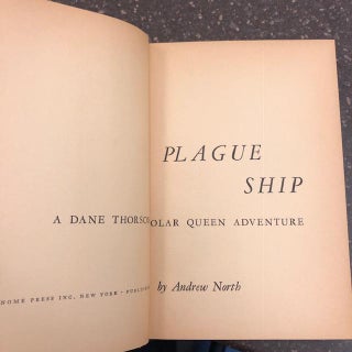 PLAGUE SHIP (A Dane Thorson and the Solar Queen Adventure)