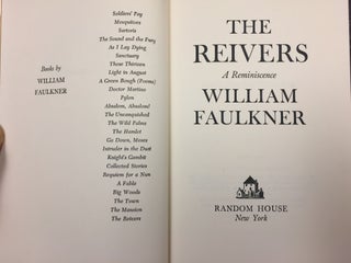 THE REIVERS : A REMINISCENCE