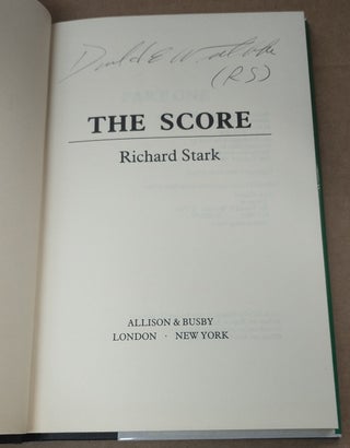 The Score [signed]