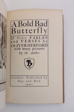 A BOLD BAD BUTTERFLY & OTHER FABLES AND VERSES