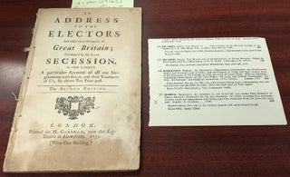 1291655 An Address to the Electors and Other Free Subjects of Great Britain; Occasion'd by the...