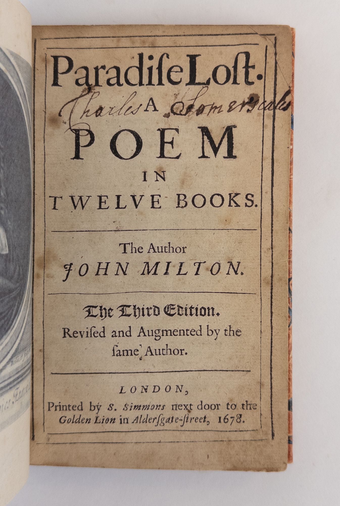 Paradise Lost. A Poem in Twelve Books, John Milton