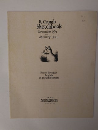R. CRUMB SKETCHBOOK, NOVEMBER 1974 TO JANUARY 1978