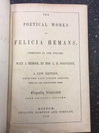 THE POETICAL WORKS OF FELICIA HEMANS