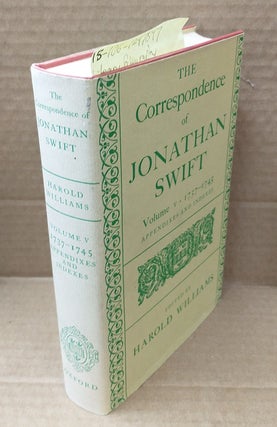 1297847 The Correspondence of Jonathan Swift [only volume 5]. Harold Williams