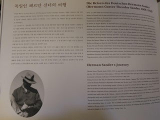 DIE REISEN DES DEUTSCHEN HERMANN SANDER DURCH KOREA, MANDSCHUREI UND SACHALIN, 1906-1907: EINE FOTOAUSSTELLUNG [English trans. THE JOURNEYS OF THE GERMAN HERMANN SANDER THROUGH KOREA, MANCHURIA AND SAKHALIN, 1906-1907: A PHOTO EXHIBITION]