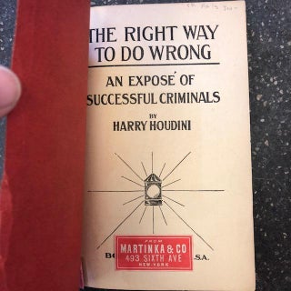 The Right Way to do Wrong