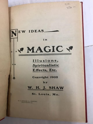 New Ideas in Magic