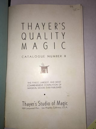 Thayer's Quality Magic