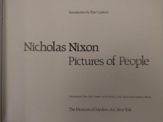 PICTURES OF PEOPLE [SIGNED]