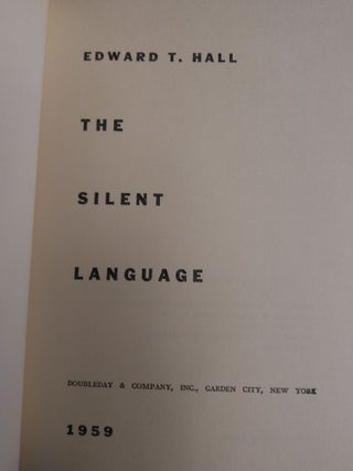 THE SILENT LANGUAGE [SIGNED]