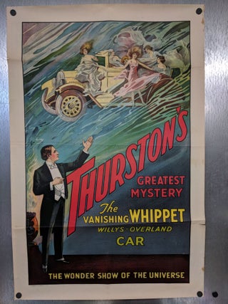 1300108 Thurston's greatest mystery the vanishing whippet. Howard Thurston, subject
