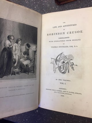 THE LIFE AND ADVENTURES OF ROBINSON CRUSOE [TWO VOLUMES]
