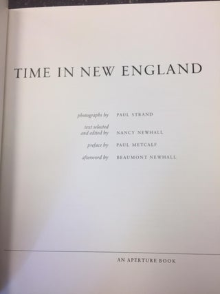 TIME IN NEW ENGLAND