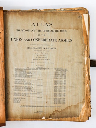 ATLAS TO ACCOMPANY THE OFFICIAL RECORDS OF THE UNION AND CONFEDERATE ARMIES