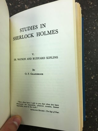 STUDIES IN SHERLOCK HOLMES I-VII