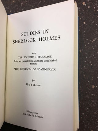 STUDIES IN SHERLOCK HOLMES I-VII