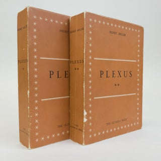 1309101 PLEXUS: THE ROSY CRUCIFIXION, BOOK TWO [Two Volumes] [Inscribed to William Targ]. Henry...