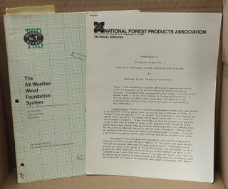 1310077 THE ALL-WEATHER WOOD FOUNDATION SYSTEM : DESIGN AND CONSTRUCTION METHODS RECOMMENDED BY...