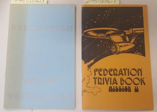 1310617 A Federation Trivia Book [2 Vol set] 1. That Concerns Machines, Men And Alien...