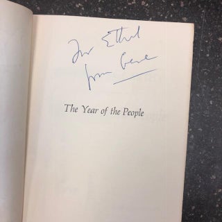 THE YEAR OF THE PEOPLE [Inscribed by McCarthy to Ethel Kennedy]
