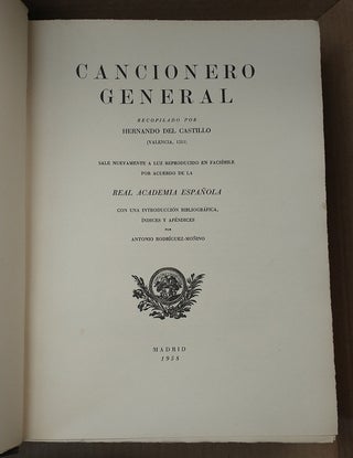 Cancionero General (General Songbook)