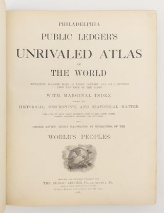 PHILADELPHIA PUBLIC LEDGER'S UNRAVELED ATLAS OF THE WORLD
